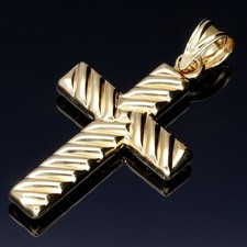 Feiner kreuzanhänger 585 14k - 585,