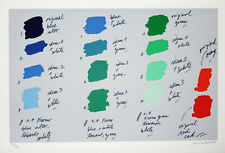 OSVALDO ROMBERG, Farbanalyse, Farbserigraphie Aufl. 80, auf Fabrianopapier sign.