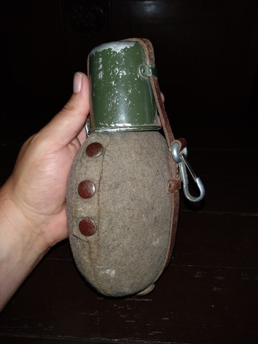 Alte frühe feldflasche kvp - alte,