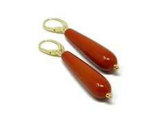 Ohrringe rote Koralle