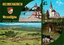 Heimenkirch Schwimmbad Fliegeraufnahme Kirche Mariengrotte