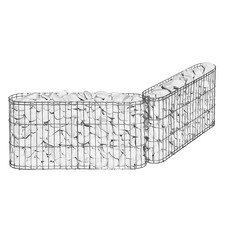 Gabione Pflanzkorb Drahtgitter