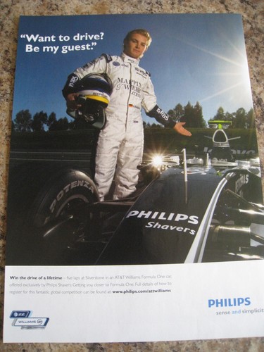 Nico rosberg philips sense and - rosberg,