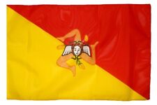 Italien Sizilien Banner sizilianische Fahnen Flaggen 30x45cm