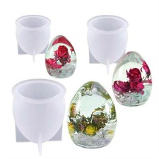 3 stück  DIY Osterei Silikonform Epoxidharz Nachtlicht   Form