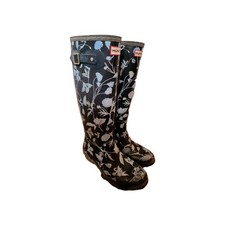 Hunter Gummistiefel - Tall - Blumenmuster - Damen - 41