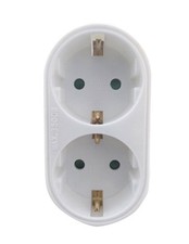 Mehrfachstecker Doppelstecker Steckdose ver Steckdosenadapter 2fach Multistecker