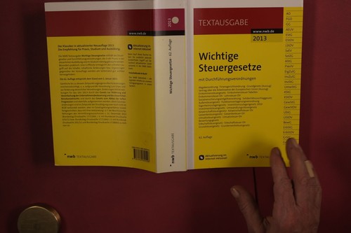 435439 wichtige steuergesetze - 435439,