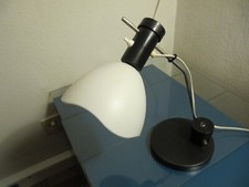 Schreibtischlampe VEB Metalldrücker Halle Lampe Schneeglöckchen Schirm_ 50er