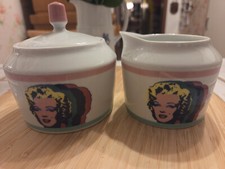 Marilyn Monroe Milchkännchen & Zuckerdose Kahla Raffelberg Collection Warhol RAR