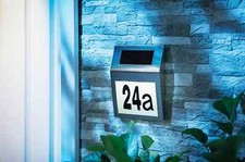 Hausnummernleuchte, Edelstahl