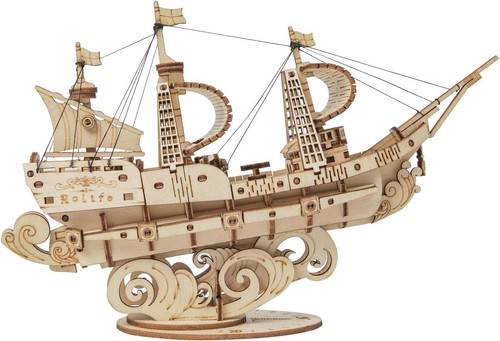 Holzpuzzle segelschiff - holzpuzzle,