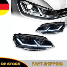 2x Schwarz LED Scheinwerfer