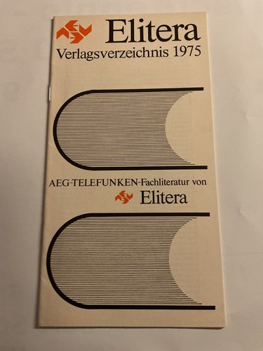 Aeg telefunken fachliteratur - aeg,