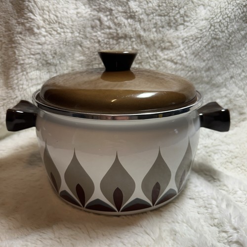 Retro braun beige - , blattmuster