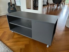 IKEA VIHALS Couchtisch mit Rollen - dunkelgrau