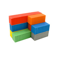 Containerset, 12 TEU, Spur N