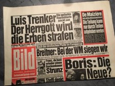 Bildzeitung BILD 20.04.1990 *