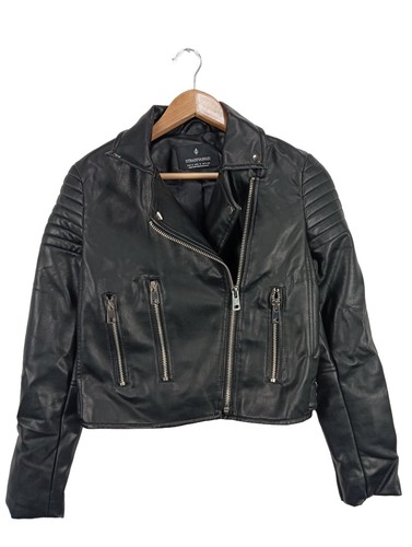 Stradivarius kunstlederjacke - stradivarius,