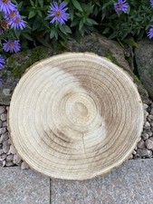 Dekoration Natur Holz Baumscheibe Tablett Teller Untersetzer 30 cm Akazie