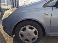Opel Corsa D Kotflügel Fender Seitenwand vorn links Z163 Lichtsilber metallic