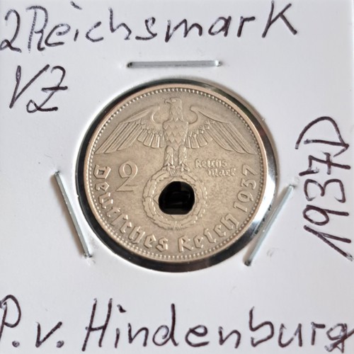 Drittes reich mark 1937 - reich, 2