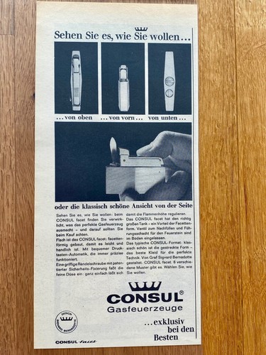 Consul gasfeuerzeuge feuerzeug - consul,