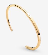 Pandora Signatur 19 cm I-D Offener Armreif 14 K Vergoldet 