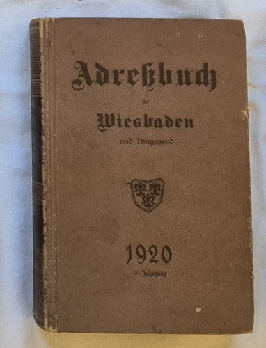 Adr057 wiesbaden adressbuch - adr057,