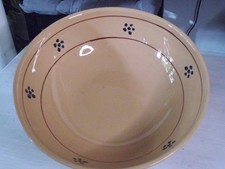 Große Keramik Schale / Handbemalt