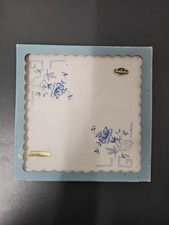 Taschentücher Stofftücher Vintage OVP Handarbeit 100% Baumwolle Bestickt 