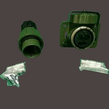 12V/24V 135A Bundeswehr 2 polige Nato Steckdose mit Stecker 35mm² 