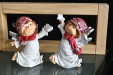 2 Weihnachtsengel Engel Putten Christbaumschmuck Angel