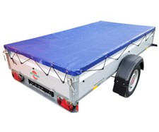 Plane für Anhänger Stema STL 1300 Anhänger Flachplane Kastenmaß 251cm x 128cm