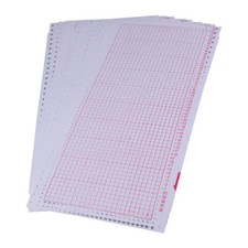 10x Stiche Lochkarten für