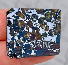 Meteorit Seymchan Scheibe poliert / Meteorite Slice
