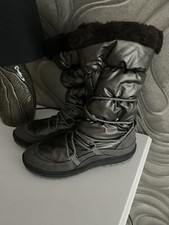 Winterschuhe Boots Silber dunkelgrau Gr.38 + neu+ ??Kimbertex 