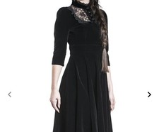 Kleid Samt Gothic Alternativ