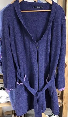Lange strickjacke mantei l - lange, gr.