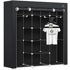 KESSER® Stoff Kleiderschrank