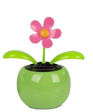 Solar-Wackel-Blume pink