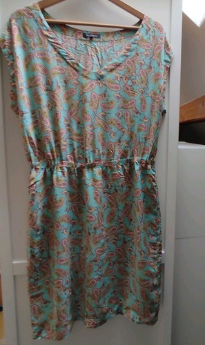 Türkis buntes sommerkleid - türkis,