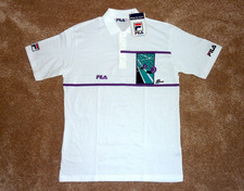 new FILA Boris Becker BB Tennis Polo shirt 90s D: 52 / US: L NEU - US OPEN