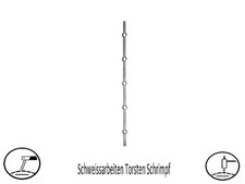 Zaun/ Tor/ 5 Stk Schmiedeeisen