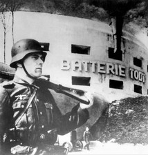 German sentinel guarding a