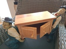 Dick & Doof, 35cm hoch,  (Stan und Olli ), mit Kommode RAR!!