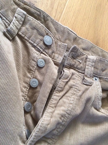 Levi 401 cord jeans button - levi's,