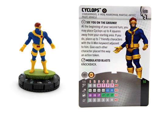 Heroclix 003 cyclops - -,