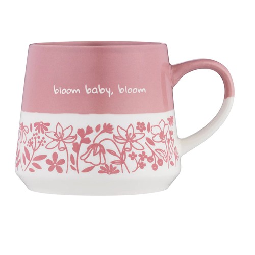 Kaffeebecher steingut bloom - kaffeebecher,