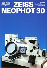 CARL ZEISS JENA Prospekt NEOPHOT 30 Auflicht-Kamera-Mikroskop Broschüre (Y5168